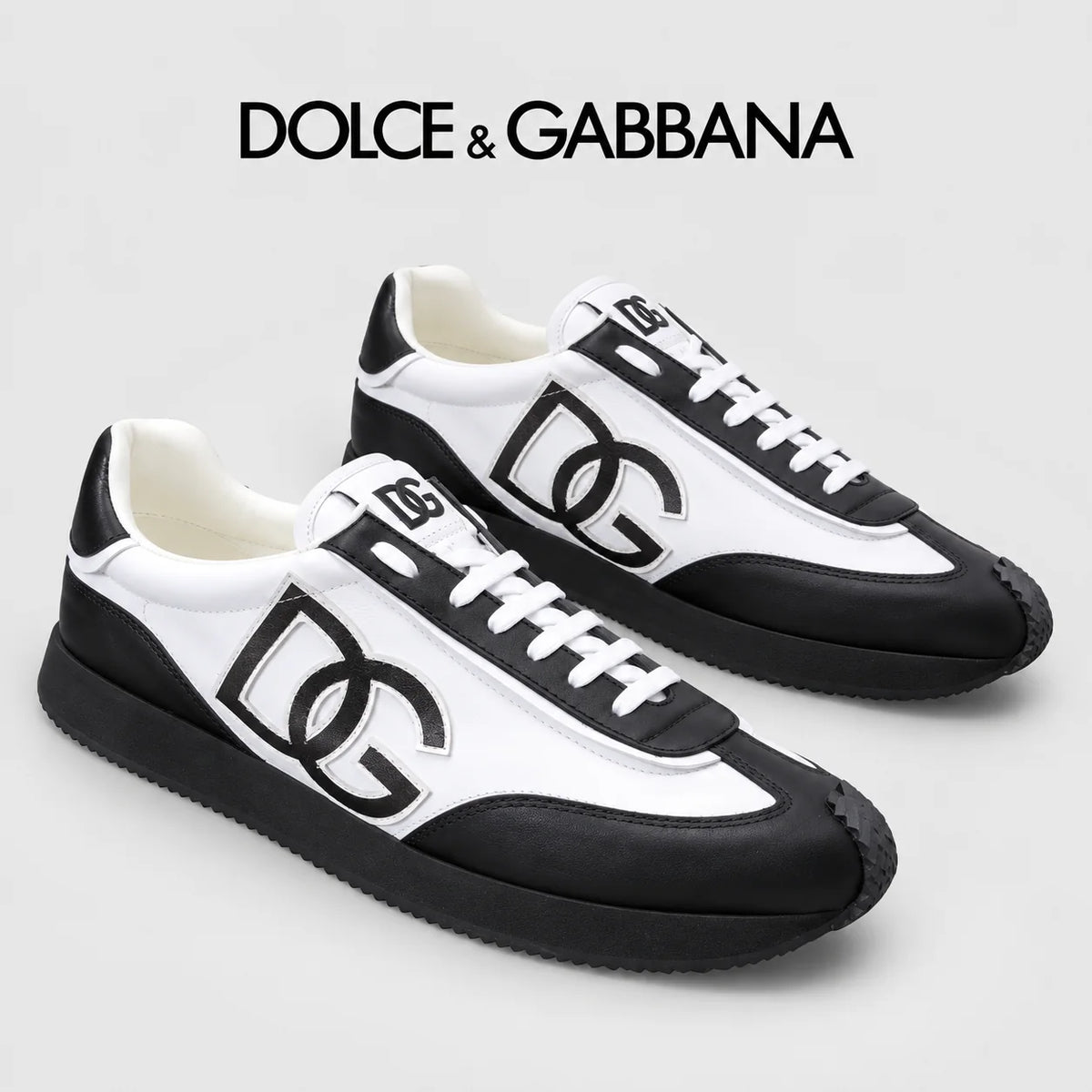 Dolce & Gabbana DG Low-Top Sneakers in Calfskin