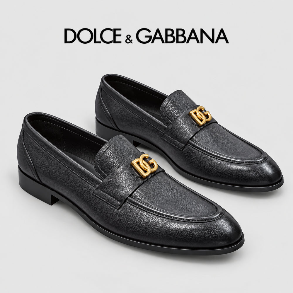 Dolce & Gabbana DG Men's Dress Shoes in Premium Calfskin