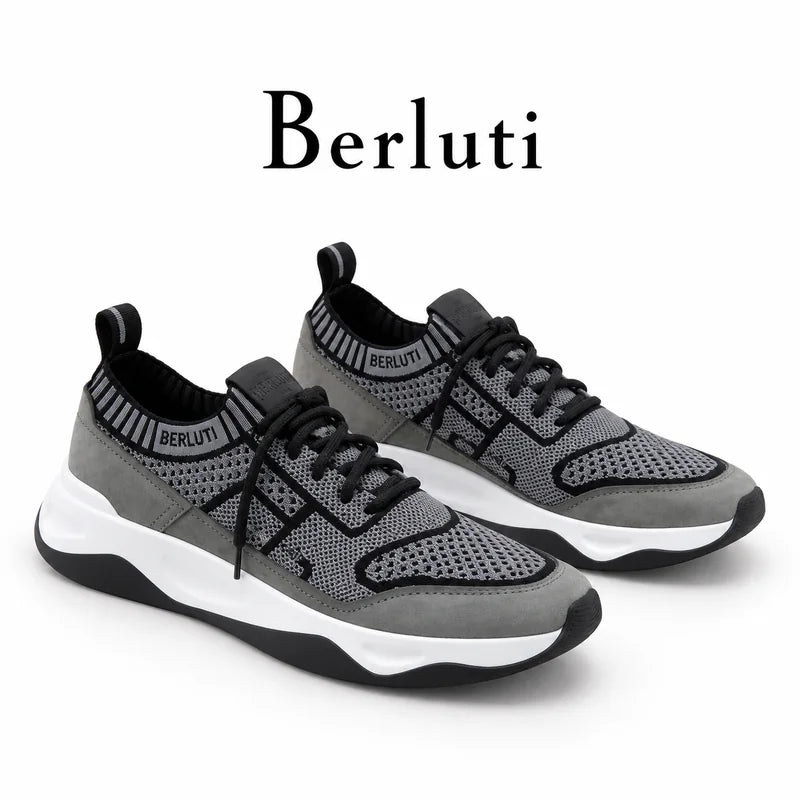 Berluti Men's Edge-Last Leather Casual Shoes
