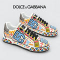 Dolce & Gabbana DG Heavy-Craft Calfskin Sneakers with 5D Accents