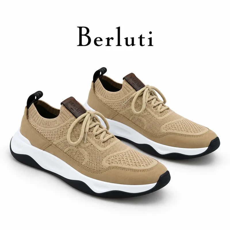 Berluti Men's Edge-Last Leather Casual Shoes