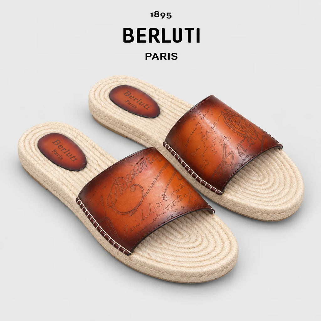 Berluti Men's Edge-Last Leather Casual Shoes