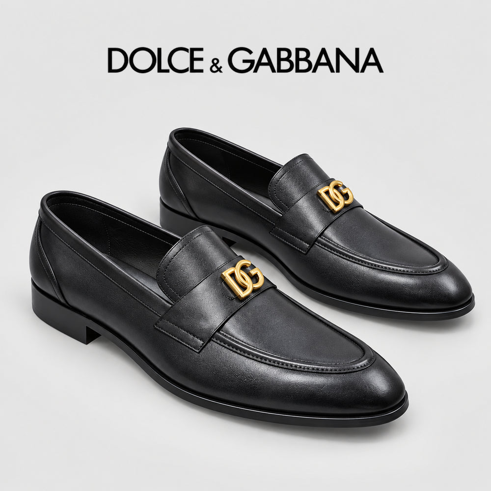 Dolce & Gabbana DG Men's Dress Shoes in Premium Calfskin