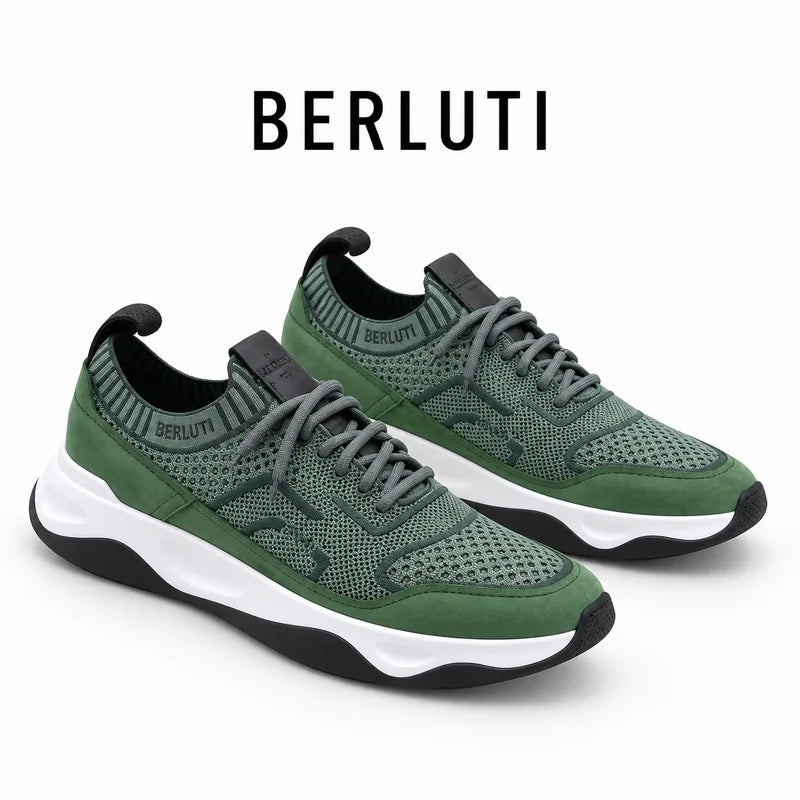 Berluti Men's Edge-Last Leather Casual Shoes