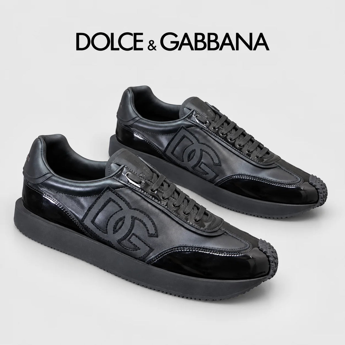 Dolce & Gabbana DG Low-Top Sneakers in Calfskin
