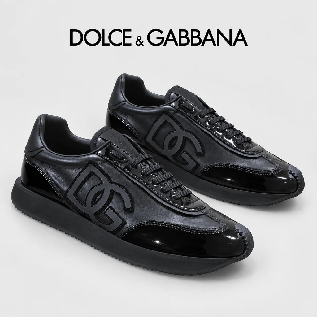 Dolce & Gabbana DG Low-Top Sneakers in Calfskin