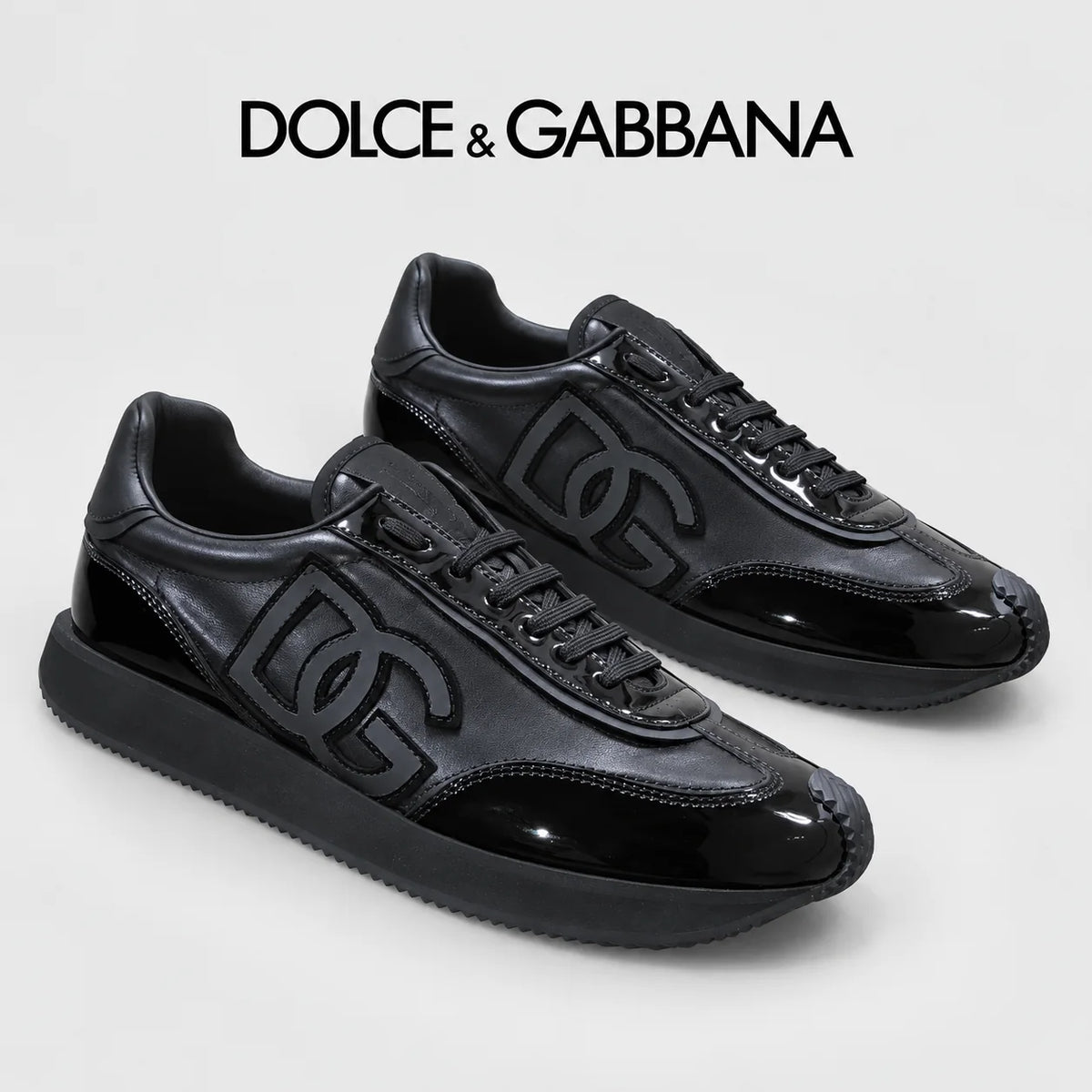 Dolce & Gabbana DG Low-Top Sneakers in Calfskin