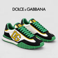 Dolce & Gabbana DG Cushion Mixed-Material Casual Sneakers