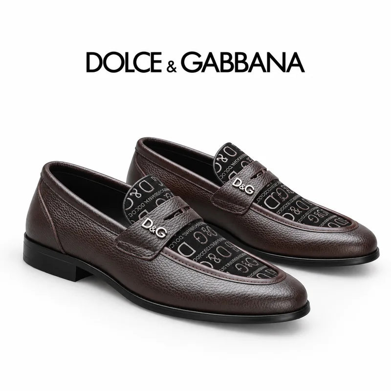 Dolce & Gabbana DG Silk Calfskin & Nubuck Casual Sneakers