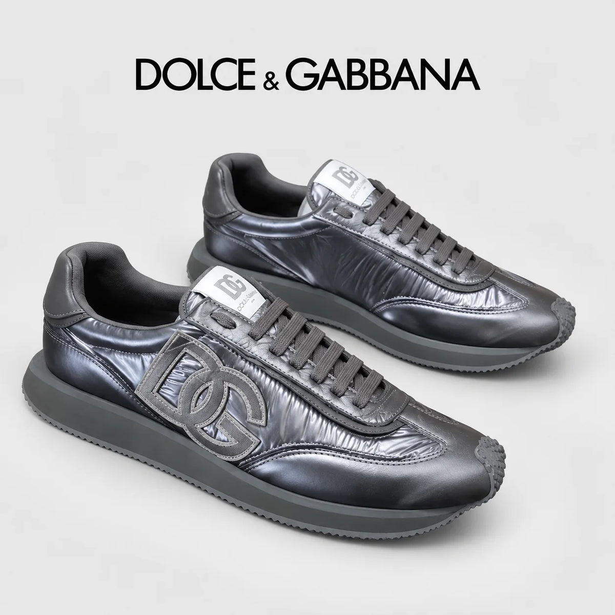 Dolce & Gabbana DG Low-Top Sneakers in Calfskin