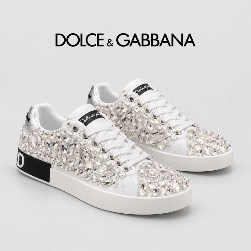Dolce & Gabbana DG Couple's Athletic Casual Sneakers