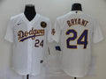 Men's Los Angeles Dodgers Kobe Bryant #24 White Replica Player Jerseys
