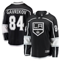 Men's Los Angeles Kings Vladislav Gavrikov #84 Black Home Breakaway Jerseys