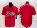 Men's San Francisco 49ers Red Blank Jerseys