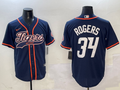 Men's Detroit Tigers Jake Rogers #34 Navy Player Jerseys