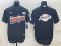 Men's Los Angeles Dodgers Black Replica Player Jerseys