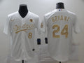 Men's Los Angeles Dodgers Kobe Bryant #8-24 White Player Jerseys