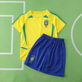 Brazil Home Retro Kids Kit 2002 Season