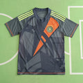 Germany National Team UEFA Goalkeeper Fan Version Jersey 2024 – Dark Grey & Orange Euro 2024 GK Shirt