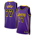 Los Angeles Lakers Jordan Brand Statement Edition Swingman Jersey - Purple - Luka Don