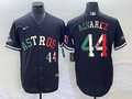 Men's Houston Astros Yordan Alvarez #44 Black Alternate Replica Player Jerseys