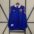 Japan 1998 World Cup Home Long Sleeve Retro Soccer Jersey – Asics JFA Flame Nakata Nakayama Ono Kit