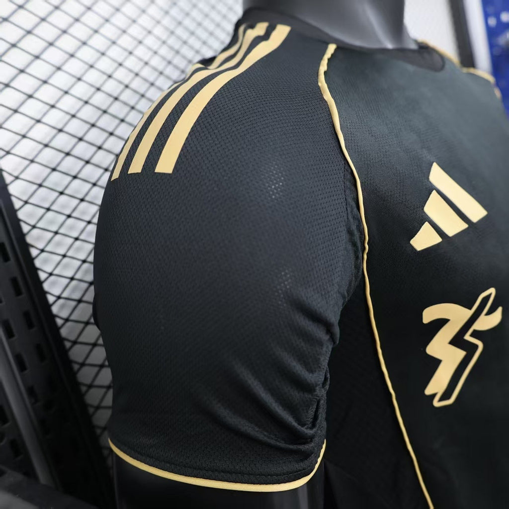 2025-26 Fulham Black Away Player Version Jersey - Men's