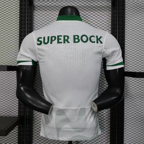 2025-26 Lisbon Away White Player Edition Jersey - Mens