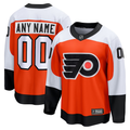 Men's Philadelphia Flyers Orange Custom Player Game Jerseys