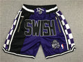 Men's Sacramento Kings SWISH Basketball Shorts1 Purple