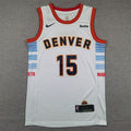 Men's Denver Nuggets Nikola Jokic #15 Silver 2022/23 Swingman Jerseys - City Edition