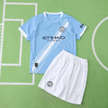 Manchester City Home Kids Kit 2025/26 | Fan Version Children's Football Set with Name & Number