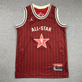 Stephen Curry #30 2024 NBA All-Star Game Jordan Brand Red Pinstripe Indianapolis Swingman Jersey