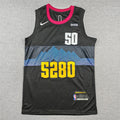 Men's Denver Nuggets Aaron Gordon #50 Black 2023/24 Swingman Jerseys - City Edition