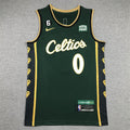 Men's Boston Celtics Jayson Tatum #0 Green 2022/23 Swingman Jerseys - City Edition