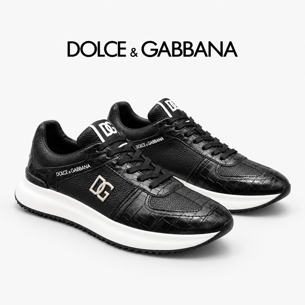 Dolce & Gabbana DG Classic Calfskin Casual Shoes