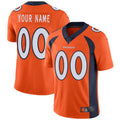 Custom1 Denver Broncos Orange  Vapor Untouchable Player Limited Jerseys Stitched Jerseys American Football Jerseys