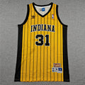 Men's Indiana Pacers Reggie Miller #31 Yellow Swingman Jersey
