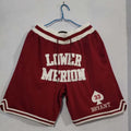 Men's Los Angeles Lakers Kobe Bryant High School Embroidered Basketball Shorts1