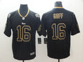 Men's Los Angeles Rams Jared Goff #16 Black Game Jerseys