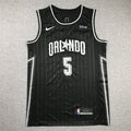 Men's Orlando Magic Paolo Banchero #5 Black 2023/24 Swingman Jerseys - City Edition