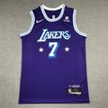 Men's Los Angeles Lakers Carmelo Anthony Purple Swingman Jerseys - City Edition