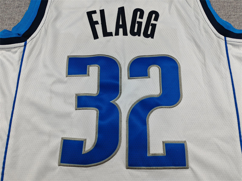 Cooper Flagg #32 Dallas Mavericks White 2024-25 Association Edition Swingman Jersey – Nike DALLAS