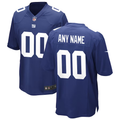 Custom1 New York Giants Royal Game Jerseys