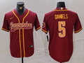 Men's Washington Commanders Jayden Daniels #5 Burgundy Game Jerseys