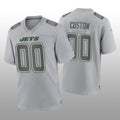 Custom1 New York Jets Gray Game Atmosphere Jerseys American Stitched Jerseys Football Jerseys