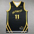 Men's Golden State Warriors Klay Thompson #11 Black 2023/24 Swingman Jerseys - City Edition