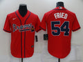Men's Atlanta Braves Max Fried #54 Red Replica Player Jerseys