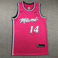 Men's Miami Heat Tyler Herro #14 Pink 2020/21 Swingman Jerseys