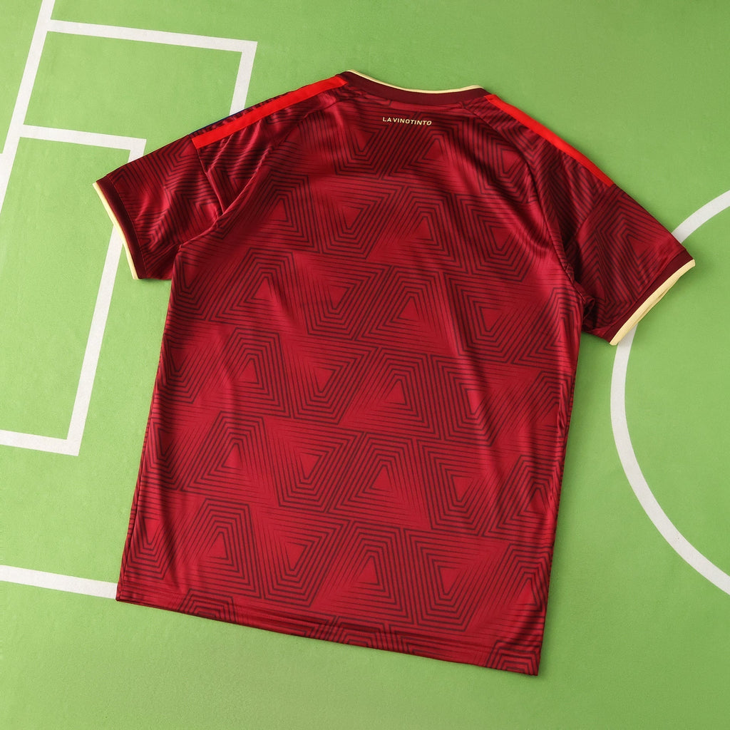 2026 FIFA World Cup Venezuela Home Jersey – La Vinotinto Deep Red Adidas Fan Kit